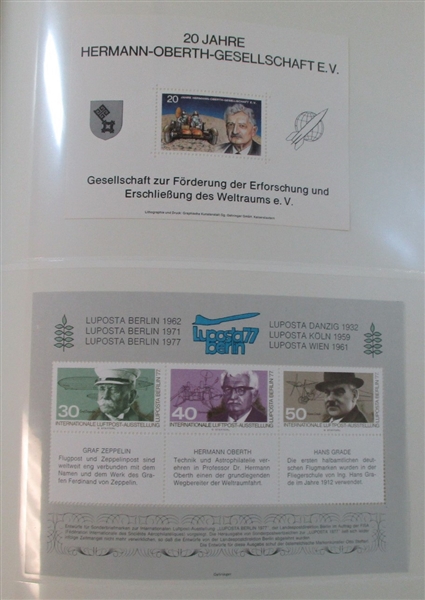 Germany Berlin Collection in Lindner Hingeless Springback Album (Est $160-200)