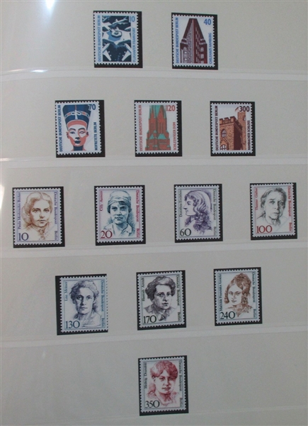 Germany Berlin Collection in Lindner Hingeless Springback Album (Est $160-200)