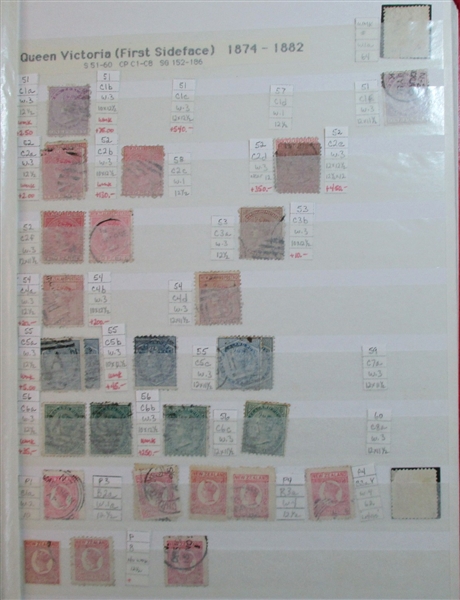 New Zealand to the 1980's in Stockbooks and More (Est $600-800)