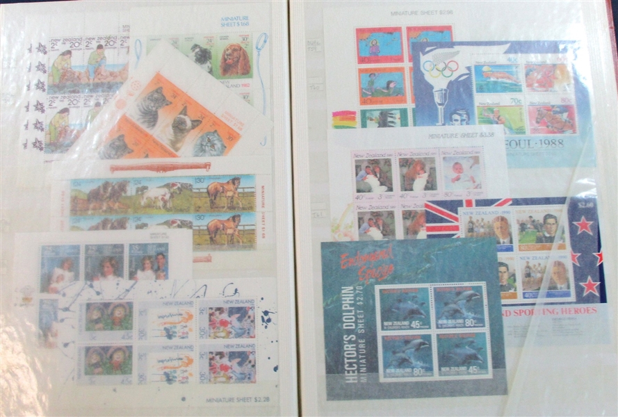 New Zealand to the 1980's in Stockbooks and More (Est $600-800)