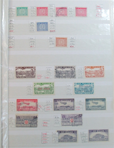 New Zealand to the 1980's in Stockbooks and More (Est $600-800)