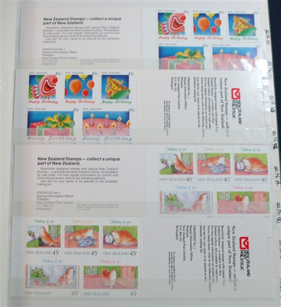 New Zealand to the 1980's in Stockbooks and More (Est $600-800)