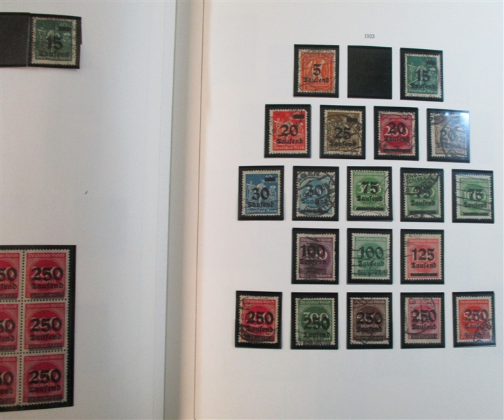 Germany Used collection in KABE Albums (Est $1250-1500) 