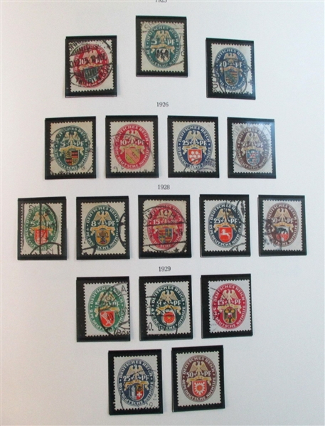 Germany Used collection in KABE Albums (Est $1250-1500) 