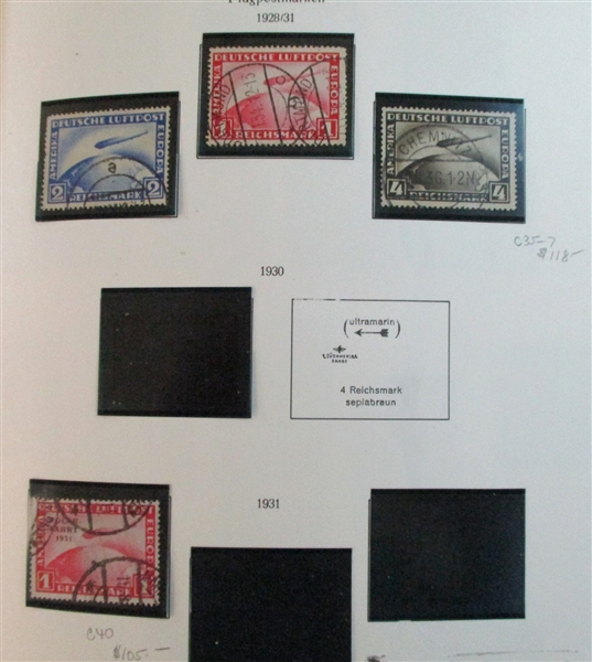 Germany Used collection in KABE Albums (Est $1250-1500) 