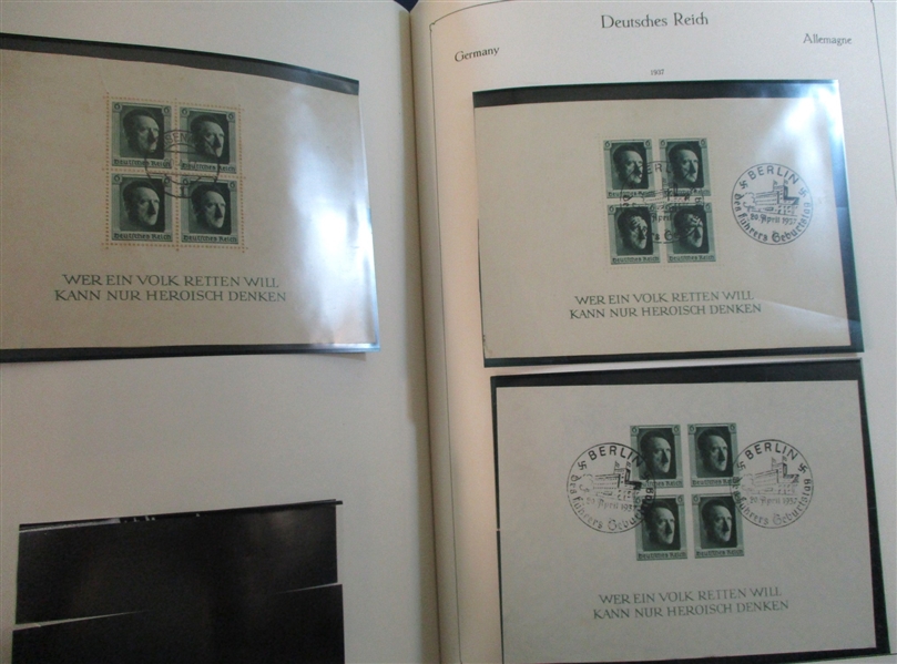 Germany Used collection in KABE Albums (Est $1250-1500) 