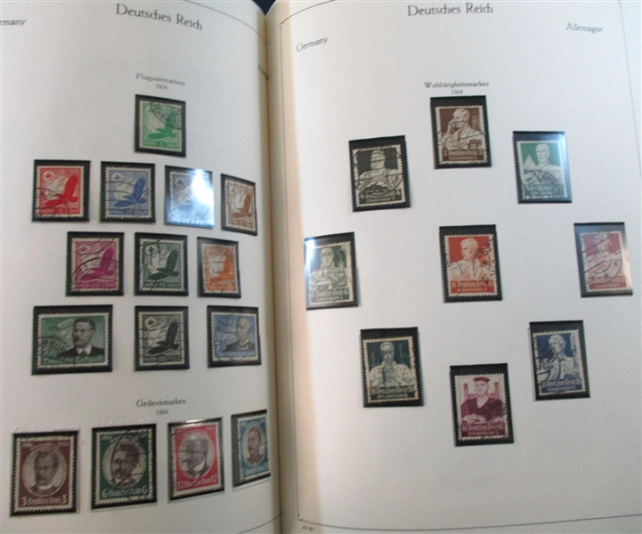 Germany Used collection in KABE Albums (Est $1250-1500) 
