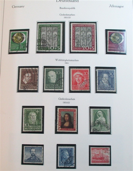 Germany Used collection in KABE Albums (Est $1250-1500) 