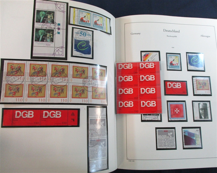 Germany Used collection in KABE Albums (Est $1250-1500) 
