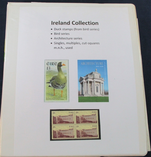 Ireland Collection of Stamps and Covers (Est $250-300)