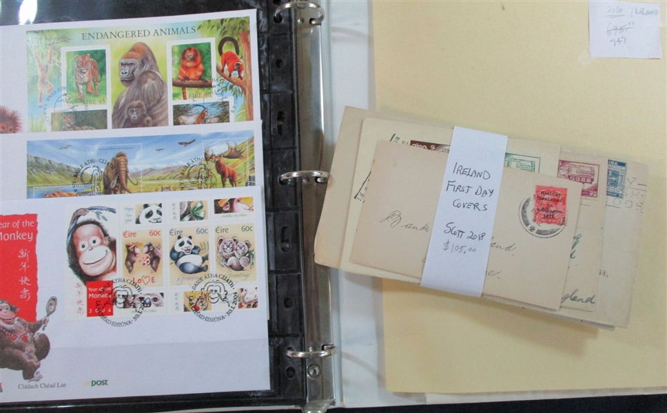Ireland Collection of Stamps and Covers (Est $250-300)