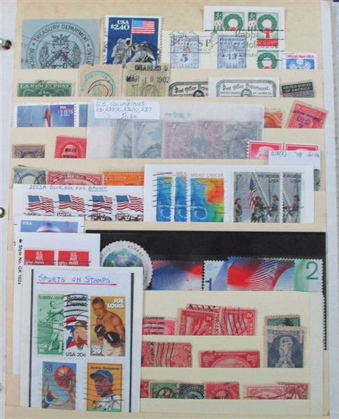 Binder #1 Holding Early to Modern, Back of Book, More! (Est $200-250)