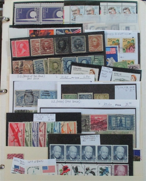 Binder #1 Holding Early to Modern, Back of Book, More! (Est $200-250)