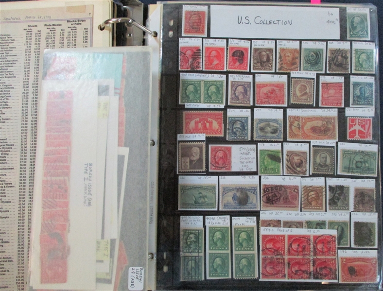 Binder #2 Holding Early to Modern, Back of Book, More! (Est $200-250)