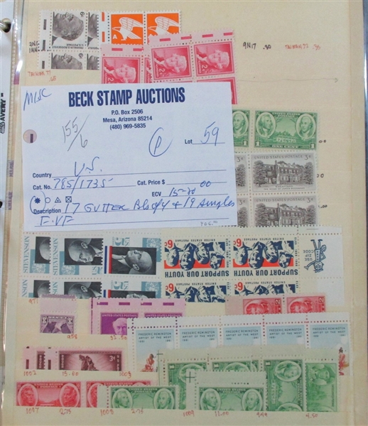 Binder #2 Holding Early to Modern, Back of Book, More! (Est $200-250)