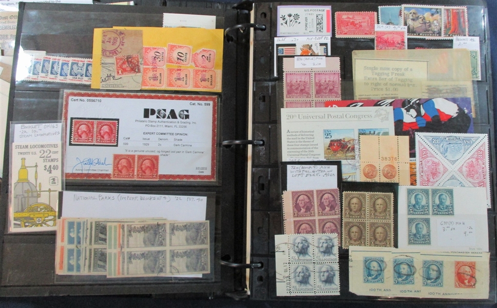 Binder #3 Holding Early to Modern, Back of Book, More! (Est $200-250)