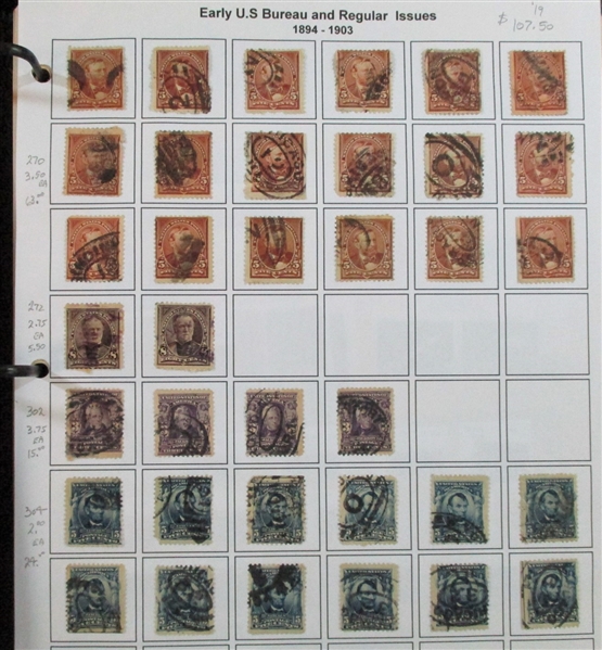 Binder #3 Holding Early to Modern, Back of Book, More! (Est $200-250)