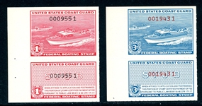 USA Scott RVB1-RVB2 MNH Boating Stamps (SCV $90)