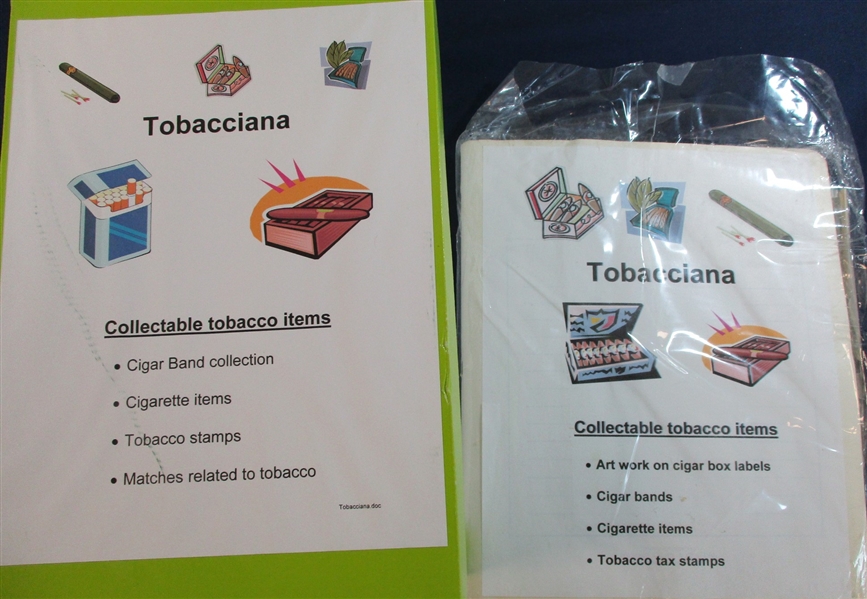 Tobacciana Collection (Est $150-200)