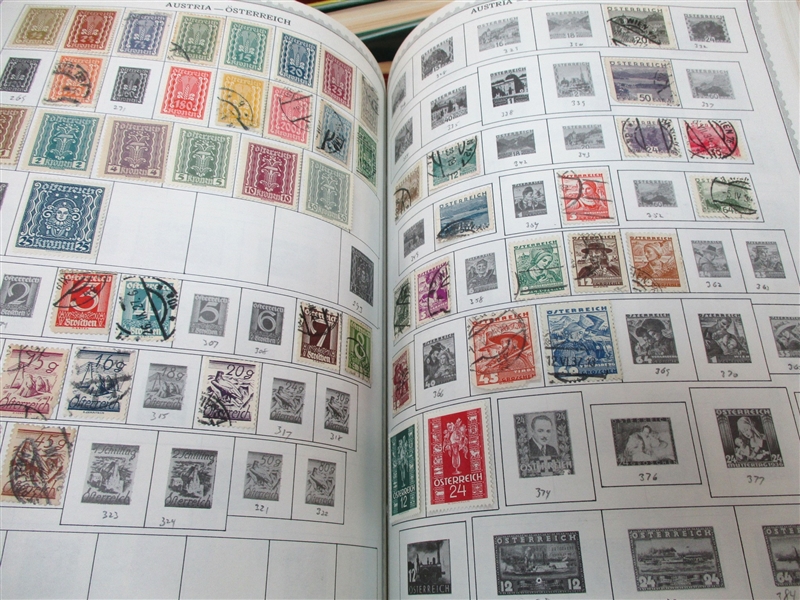 Large box of Albums and a Stockbook (Est $120-150)
