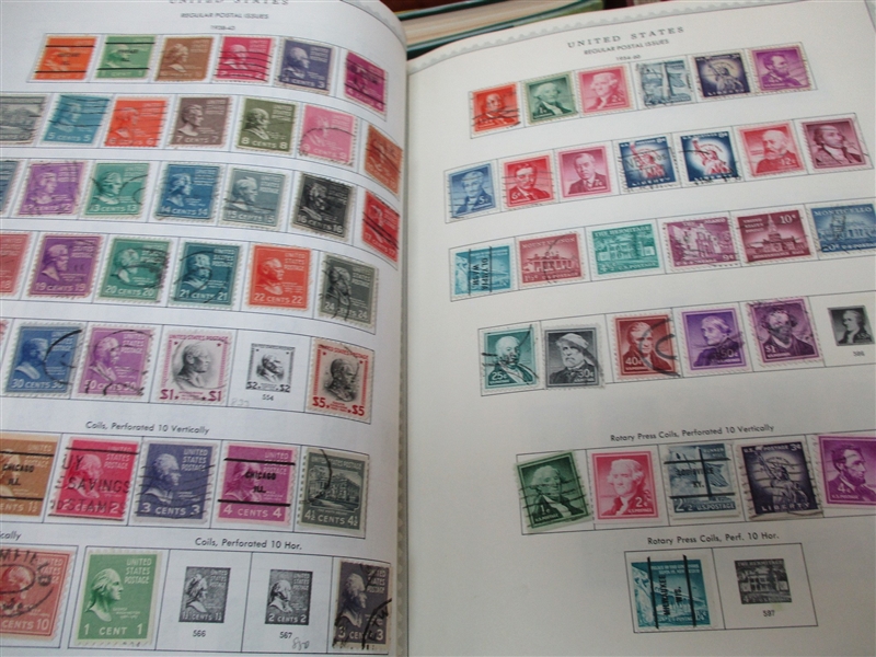 Large box of Albums and a Stockbook (Est $120-150)