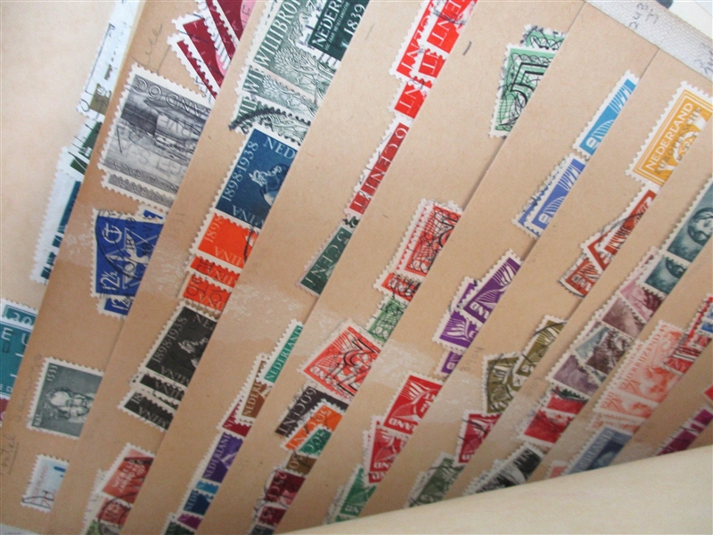 Banker Box Loaded with 1000's and 1000's of Stamps (Est $200-300)
