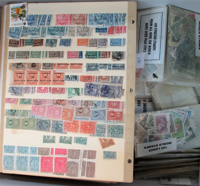 Banker Box Loaded with Many 1000 Stamps (Est $200-300)