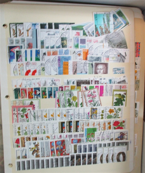 Banker Box Loaded with Many 1000 Stamps (Est $200-300)