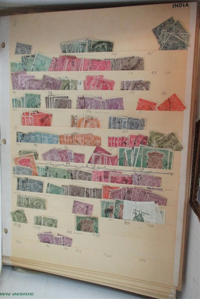 Banker Box Loaded with Many 1000 Stamps (Est $200-300)