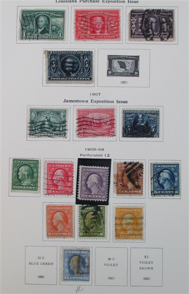 USA Collection on Scott National Pages to 1928 (SCV $2500+)