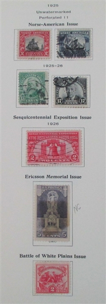 USA Collection on Scott National Pages to 1928 (SCV $2500+)