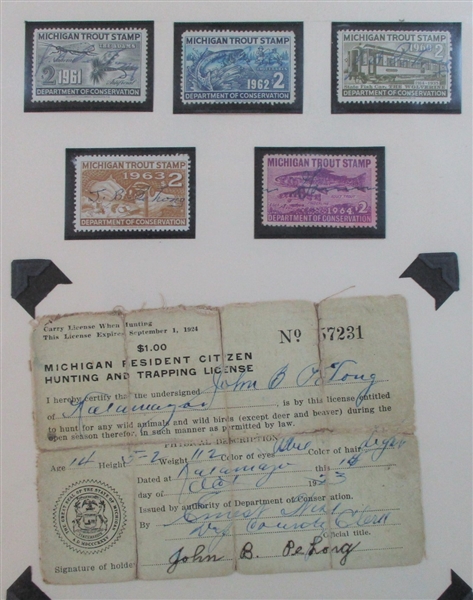 Hunting and Fishing Accumulation/Collection (Est $400-500)