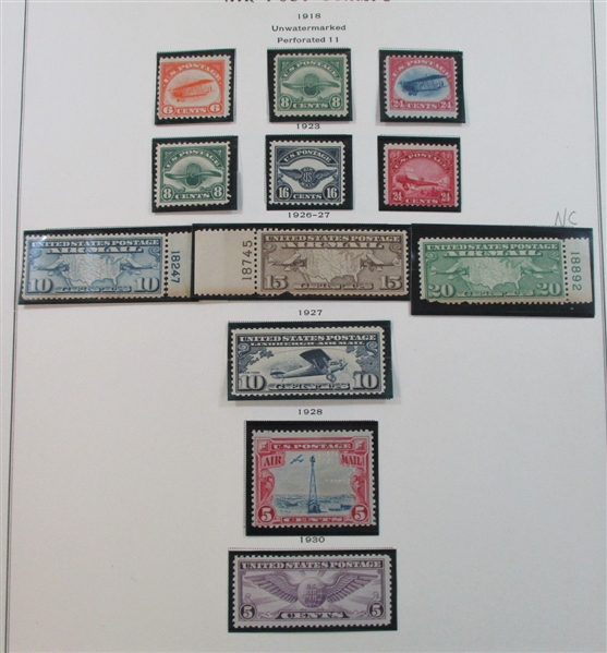 USA Back of Book Collection in Scott Album (Est $1500-2000)