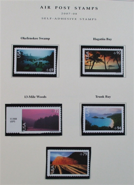 USA Back of Book Collection in Scott Album (Est $1500-2000)