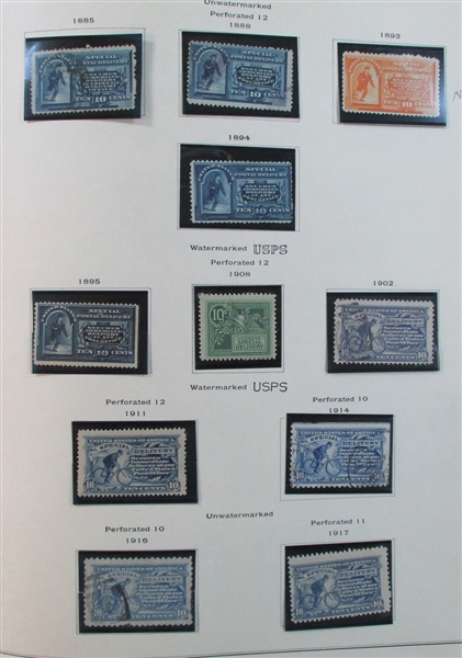 USA Back of Book Collection in Scott Album (Est $1500-2000)