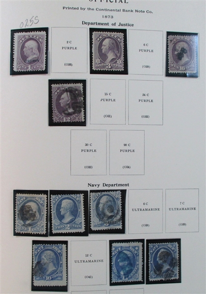 USA Back of Book Collection in Scott Album (Est $1500-2000)