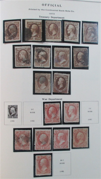 USA Back of Book Collection in Scott Album (Est $1500-2000)