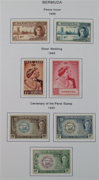 Bermuda Mint/Used Collection on Homemade Pages to 2002 (Est $150-200)