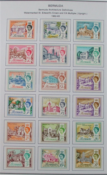 Bermuda Mint/Used Collection on Homemade Pages to 2002 (Est $150-200)