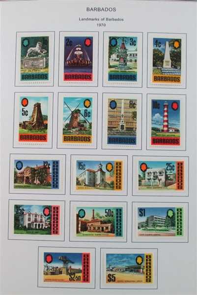 Barbados Mint/Used Collection on Homemade Pages to 1990's (Est $100-150)