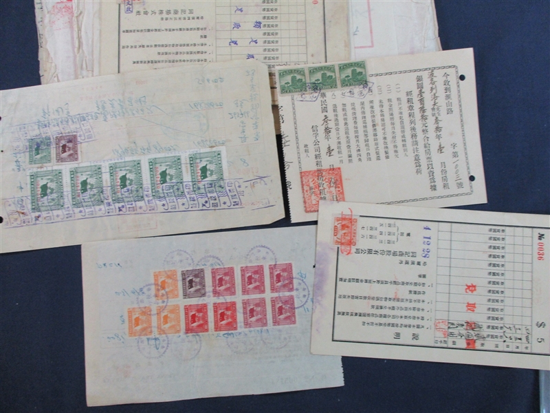 Asia Document Lot, Over 30 Different (Est $150-200)