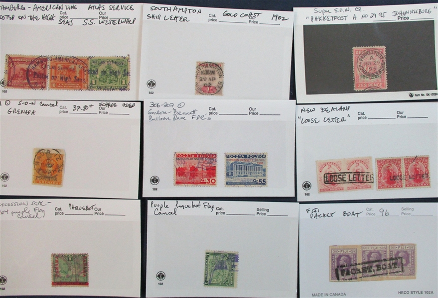 Foreign Cancels - Large Accumulation (Est $250-350)