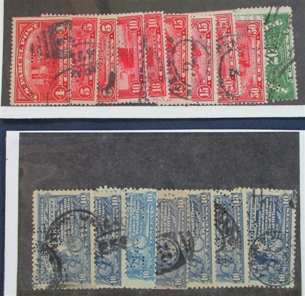 USA Perf-In Accumulation in a Cigar Box (Est $90-120)
