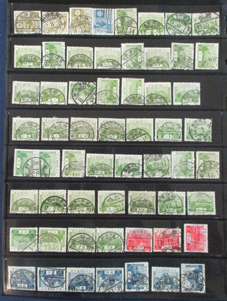 Asia Large Group of Collectible Cancels (Est $200-300)