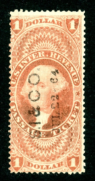 USA Scott R74a Handstamp Cancel (SCV $350)