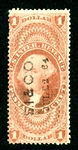 USA Scott R74a Handstamp Cancel (SCV $350)