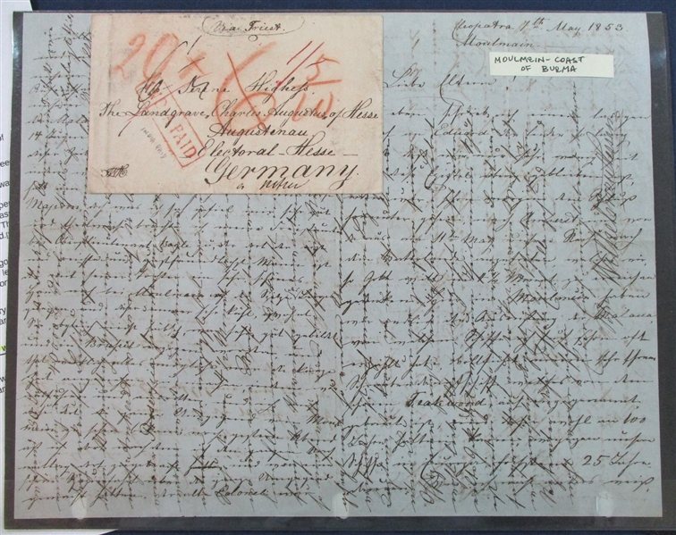 British Naval Postal History Group with Contents (Est $275-350)