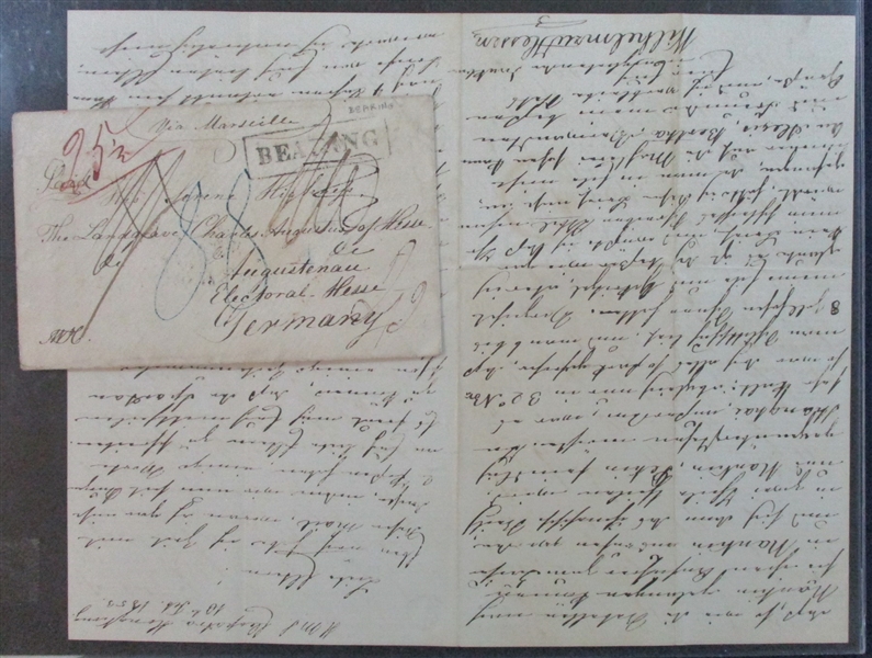British Naval Postal History Group with Contents (Est $275-350)