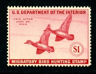 USA Scott RW10 MNH F-VF, 1943 Duck Stamp (SCV $120)