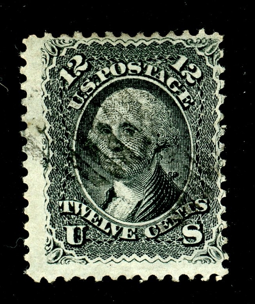 USA Scott 90 Used Fine, 12¢ Washington E Grill, 2021 PF Cert (SCV $400)